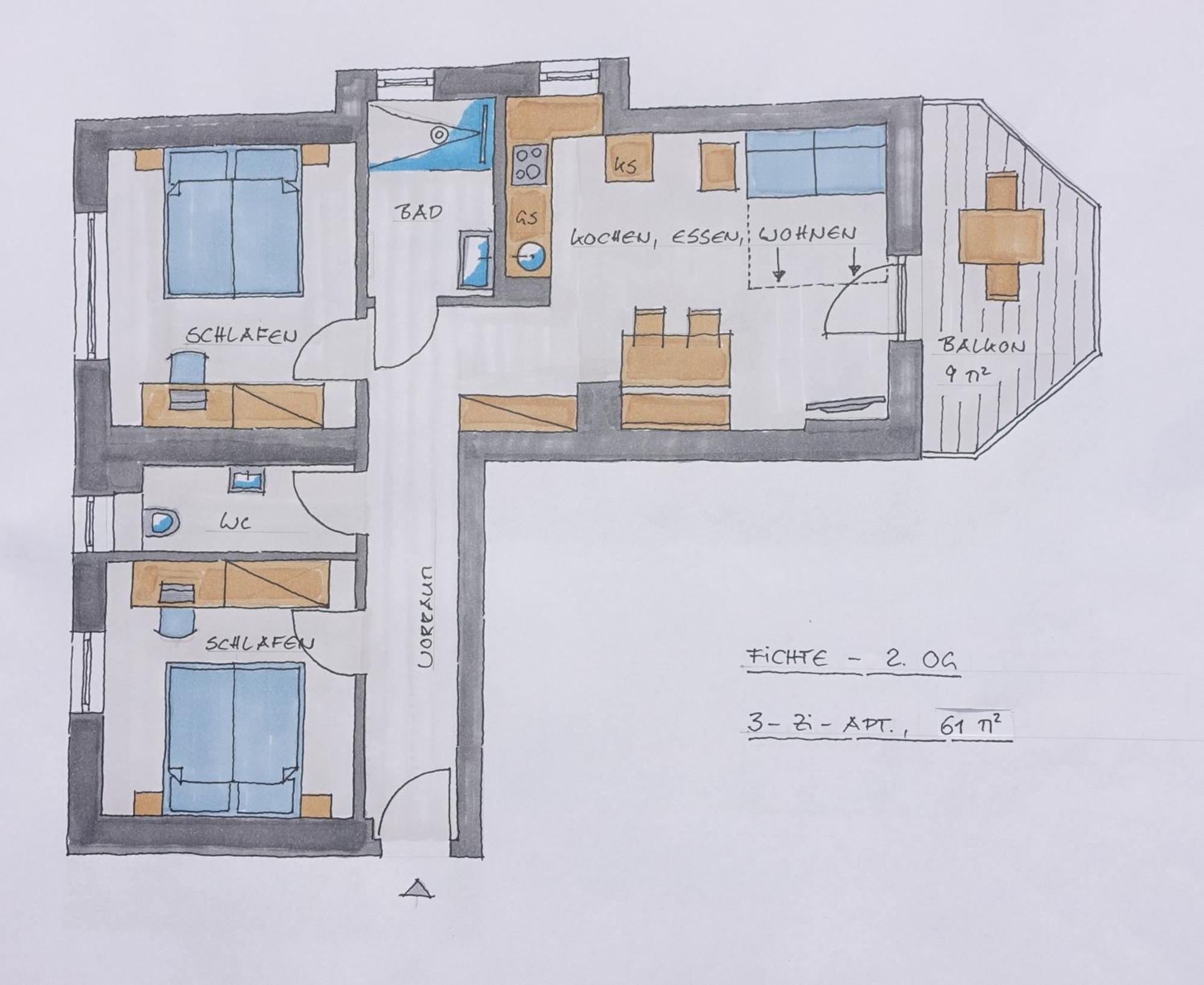 Gluexplatzl Appartements Am Wald Sankt Martin am Tennengebirge Rum bild